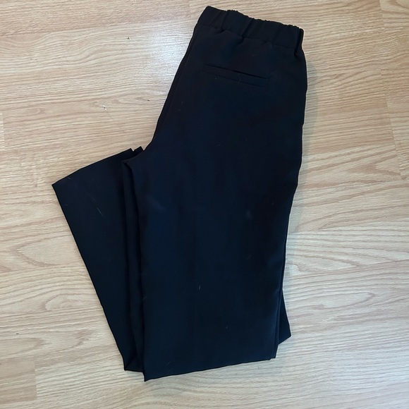 Eclipse Black Tie-Waist Dress Pants - Picture 4 of 8